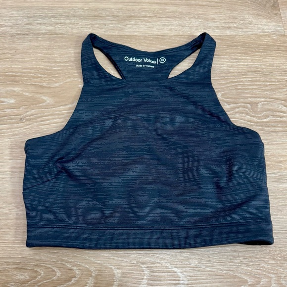 Outdoor Voices Tops - Outdoor Voices Tech Sweat Crop Top in Cobalt Blue